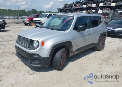 2016 Jeep Renegade Sport из США, поврежденный, VIN ZACCJAATXGPD41922